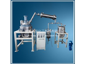 100L磁力驅動  不銹鋼316L減壓蒸餾反應釜已順利完工發(fā)往阜陽客戶處 