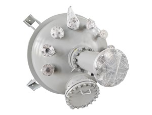 6400L不銹鋼復(fù)合板夾套外循環(huán)反應(yīng)釜已完工發(fā)往洛陽(yáng)