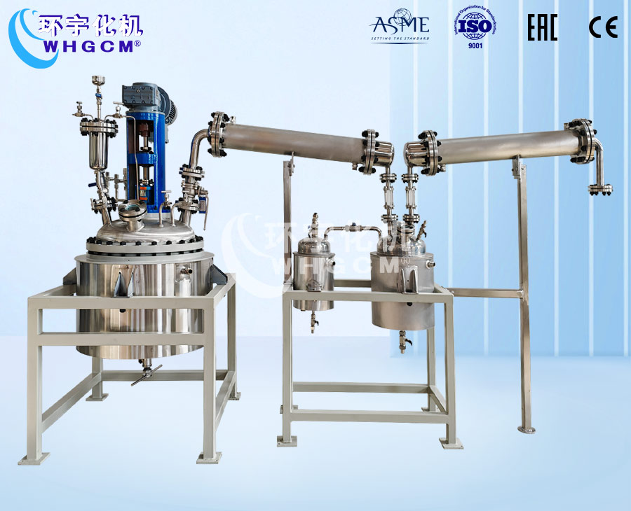 100L不銹鋼雙端面機械密封反應釜